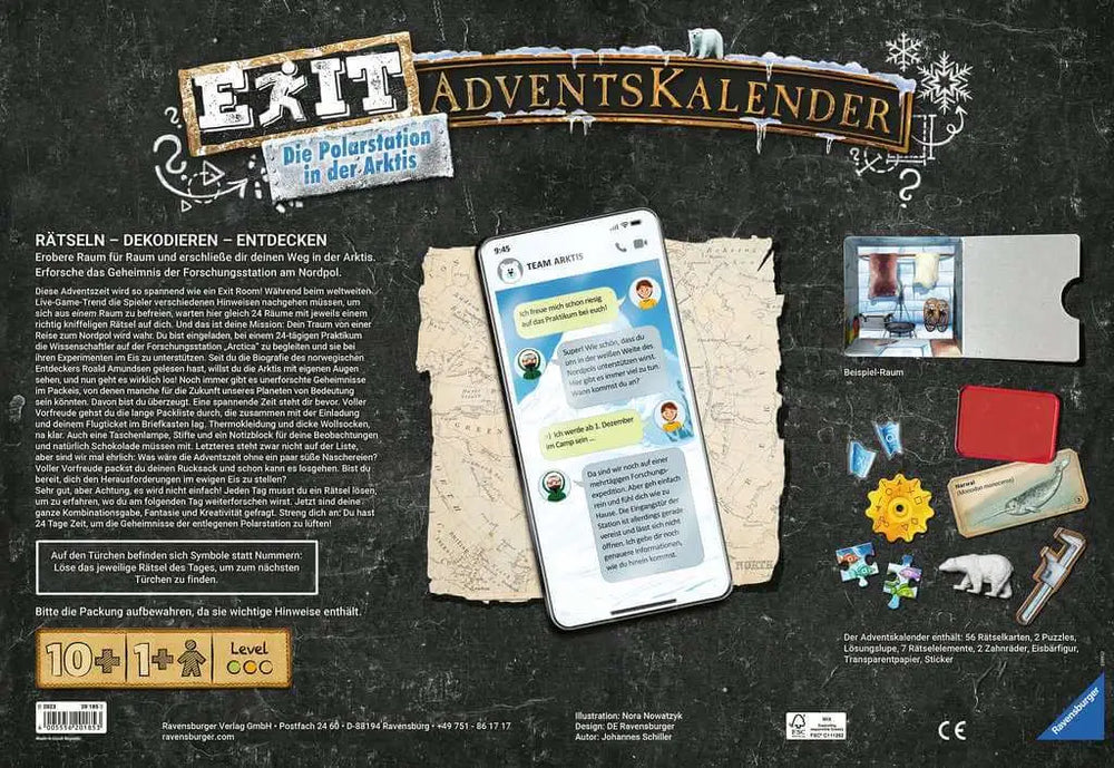 EXIT: Adventskalender - Die Polarstation in der Arktis (DE) - Ravensburger - Board Games