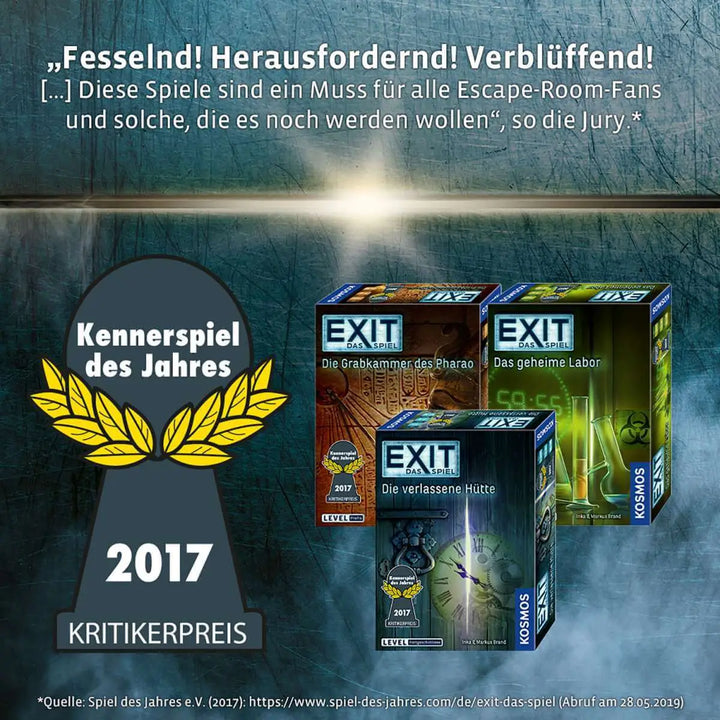 EXIT - Das Spiel: Der Flug ins Ungewisse (DE) - KOSMOS - Board Games
