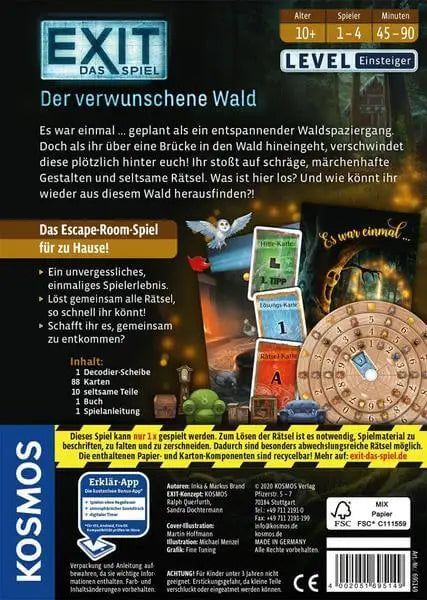 EXIT - Das Spiel: Der Verwunschene Wald (DE) - KOSMOS - Board Games