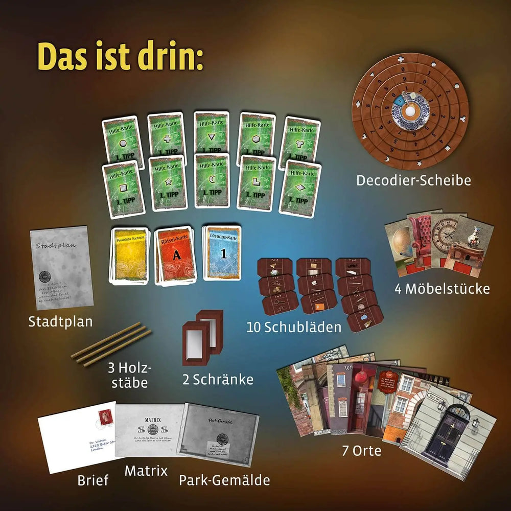 EXIT - Das Spiel: Das Verschwinden des Sherlock Holmes (DE) - KOSMOS - Board Games