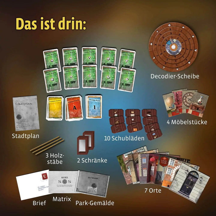EXIT - Das Spiel: Das Verschwinden des Sherlock Holmes (DE) - KOSMOS - Board Games