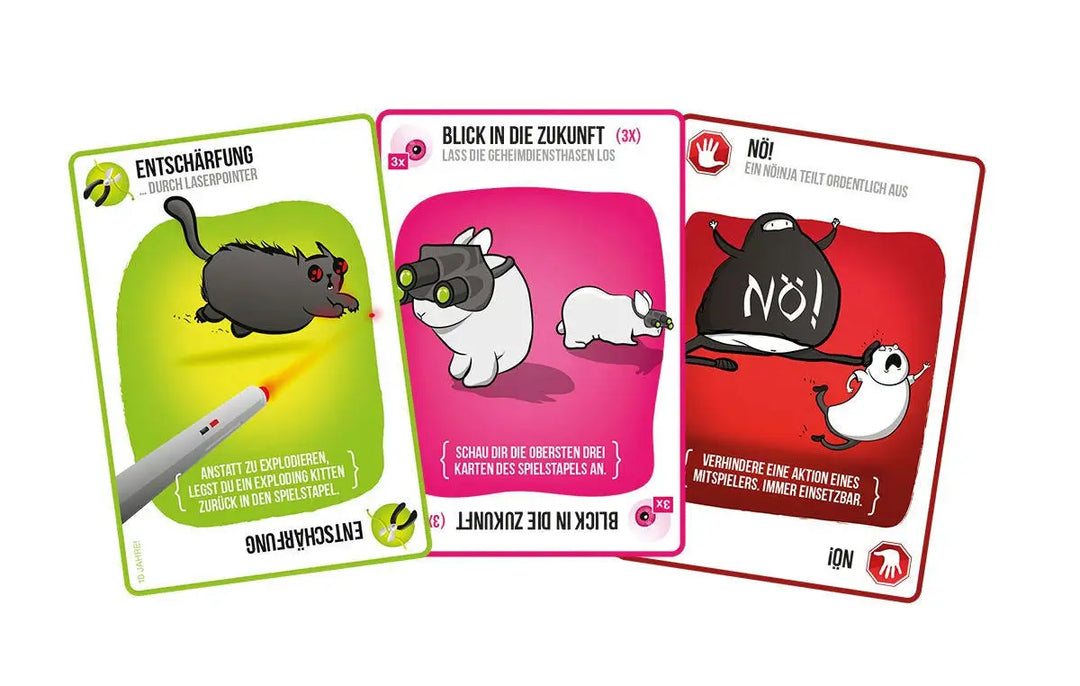 Exploding Kittens: 10 Jahre Jubiläums Edition (DE) - Exploding Kittens - Board Games