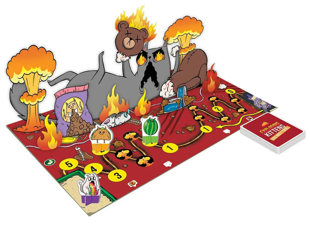Exploding Kittens: Das Brettspiel (DE) - Exploding Kittens - Board Games