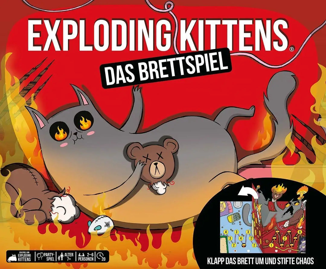 Exploding Kittens: Das Brettspiel (DE) - Exploding Kittens - Board Games