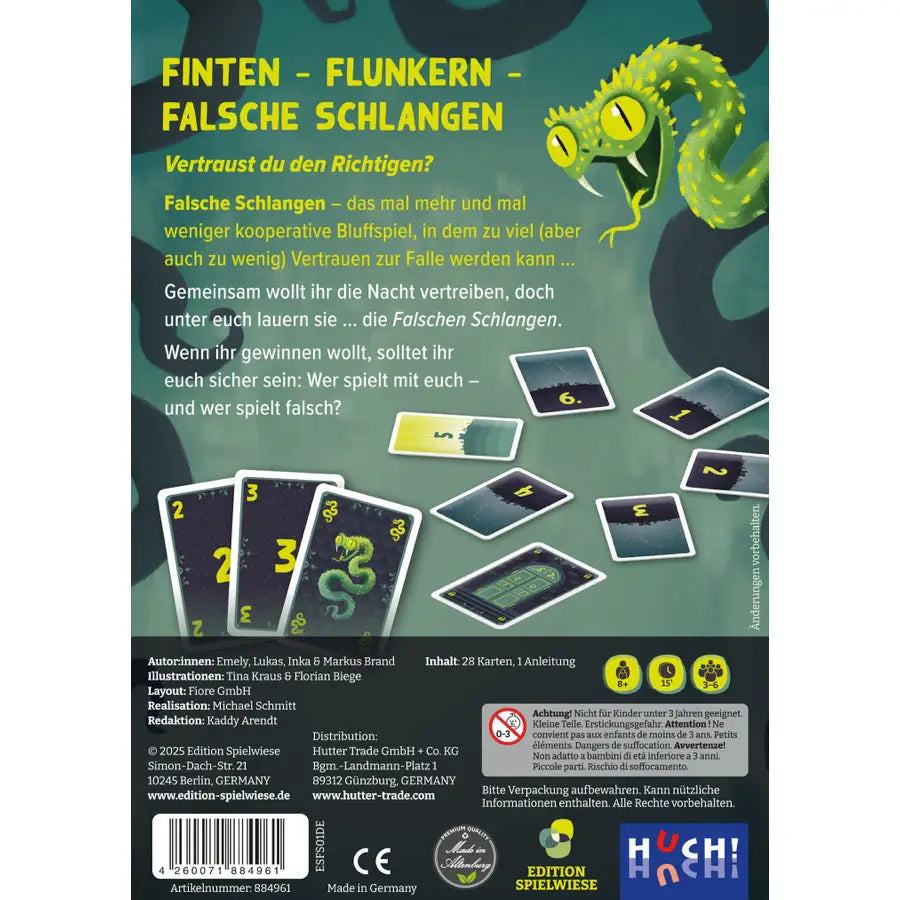 Falsche Schlangen (DE) - Edition Spielwiese - Board Games