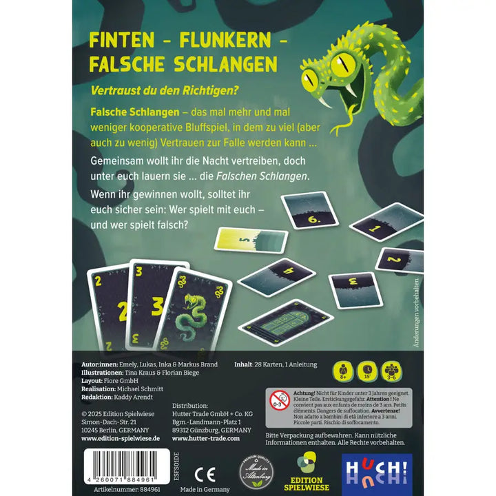 Falsche Schlangen (DE) - Edition Spielwiese - Board Games