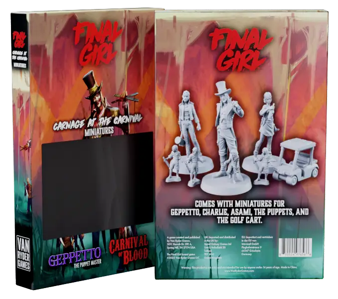 Final Girl: Carnage at the Carnival - Miniatures Box - Van Ryder Games - Board Games