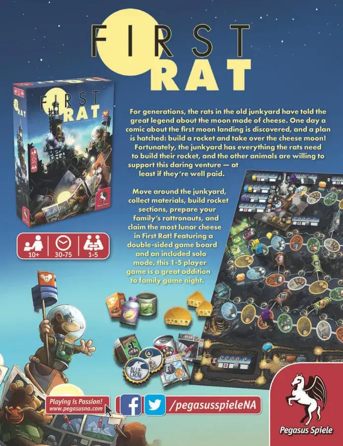 First Rat (EN/DE) - Pegasus Spiele - Board Games