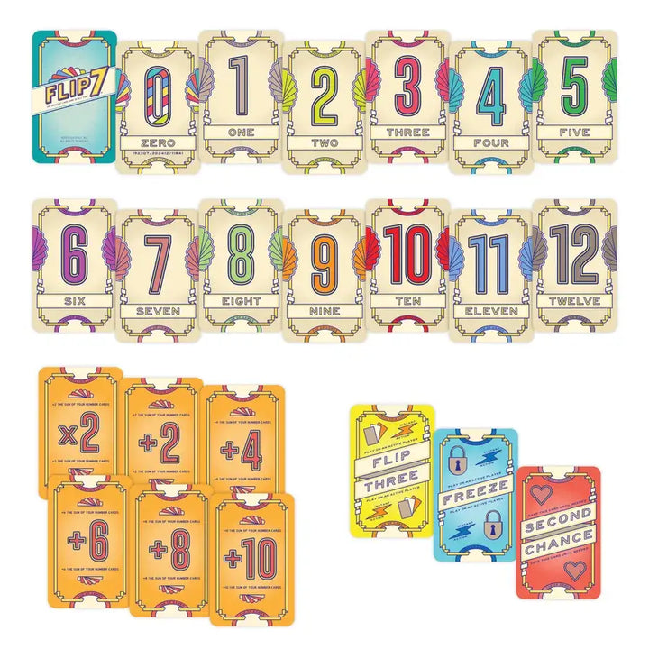 Flip 7: 2nd Edition (EN) - USAopoly - Board Games