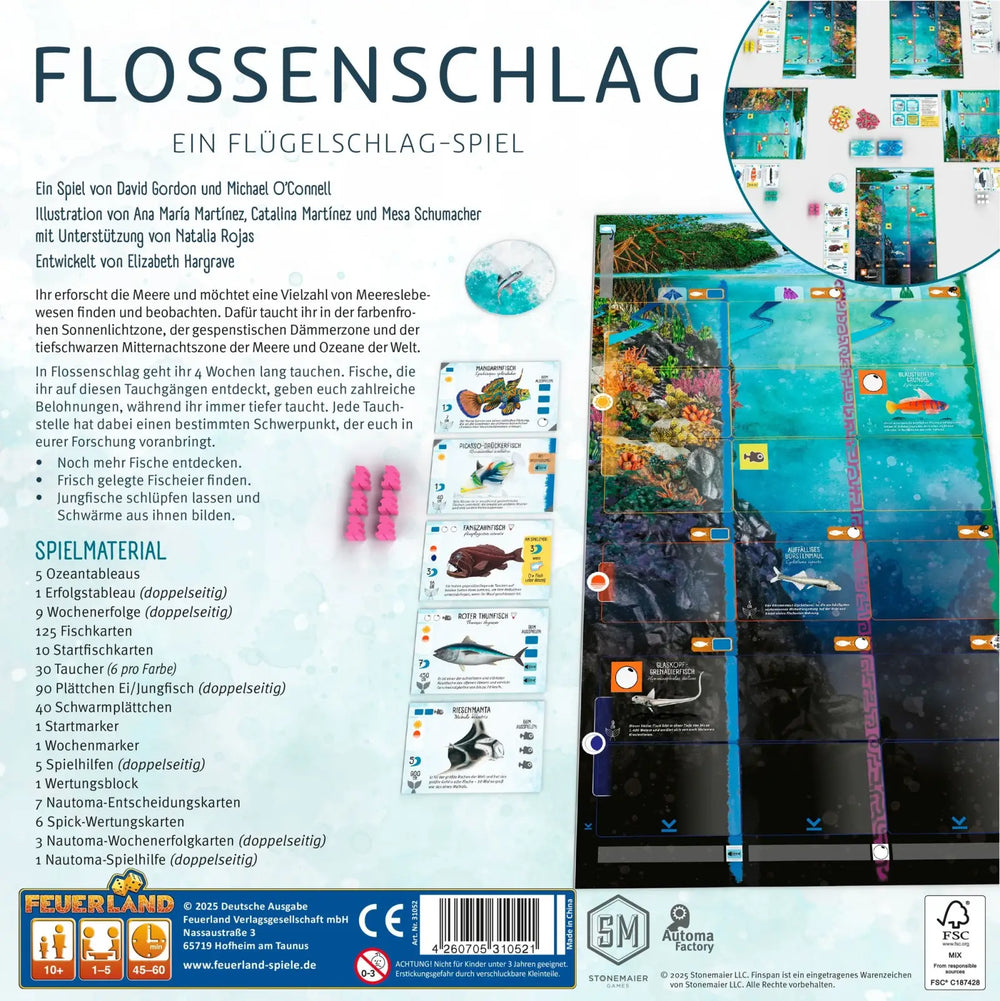 Flossenschlag (DE) - Feuerland - Board Games