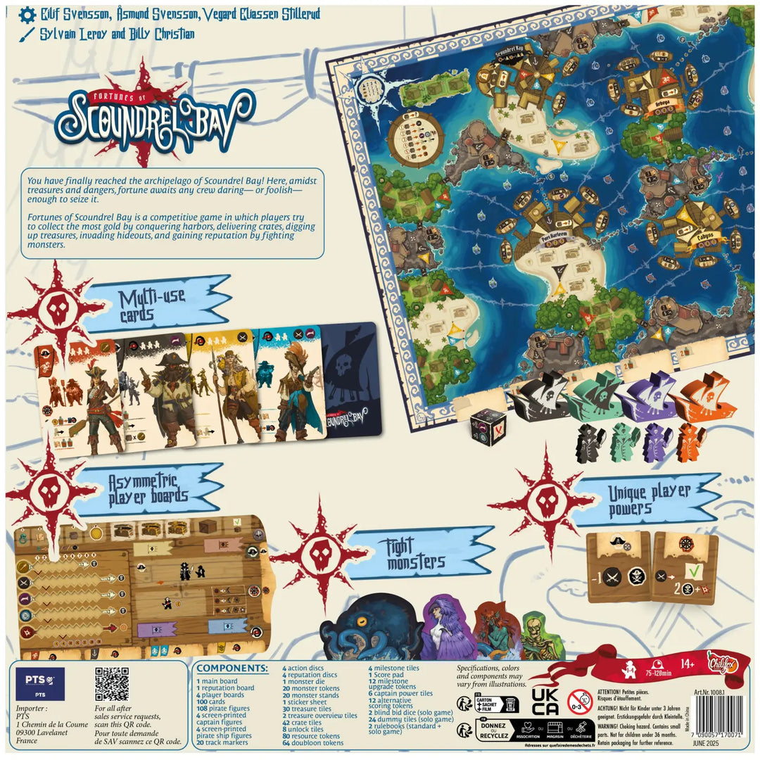 Fortunes of Scoundrel Bay (EN) - Chilifox Games - Board Games