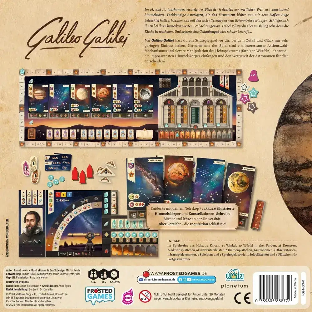 Galileo Galilei (DE) - Frosted Games - Board Games
