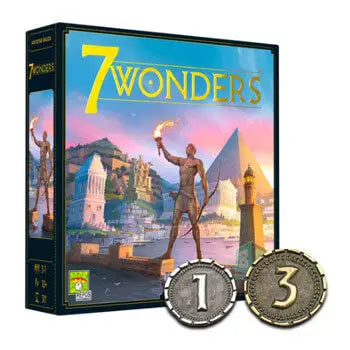7 Wonders: Metal Coins - Moedas & Co. - Coins