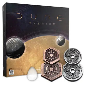 Dune Imperium: Metal Coins and Water Markers - Moedas & Co. - Coins