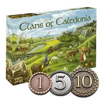 Clans of Caledonia: Metal Coins - Moedas & Co. - Coins