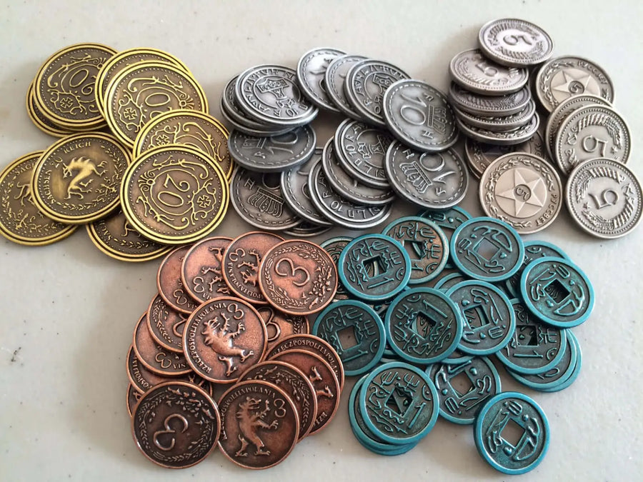 Scythe: Metal Coins - Stonemaier Games - Coins