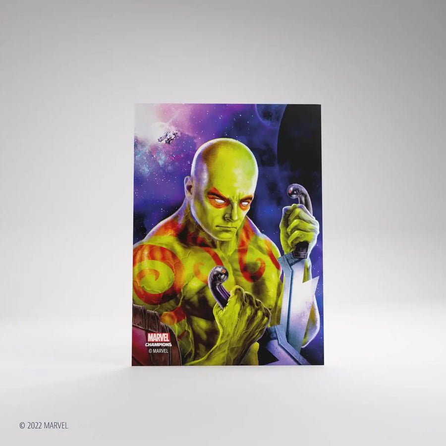 Gamegenic - Marvel Champions FINE ART Sleeves - Drax (50 + 1) - Gamegenic - Accessories