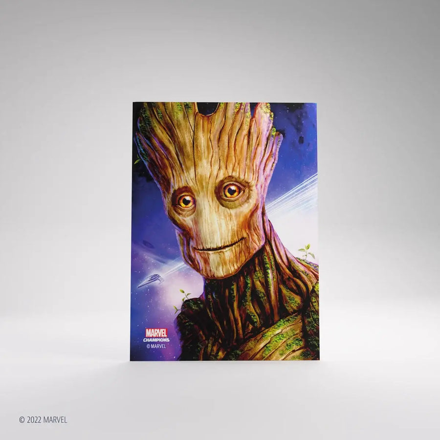 Gamegenic - Marvel Champions FINE ART Sleeves - Groot (50 + 1) - Gamegenic - Accessories