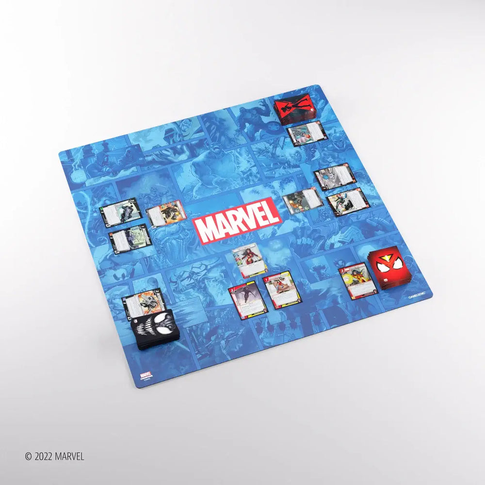 Gamegenic - Marvel Champions Game Mat XL - Marvel Blue - Gamegenic - Accessories