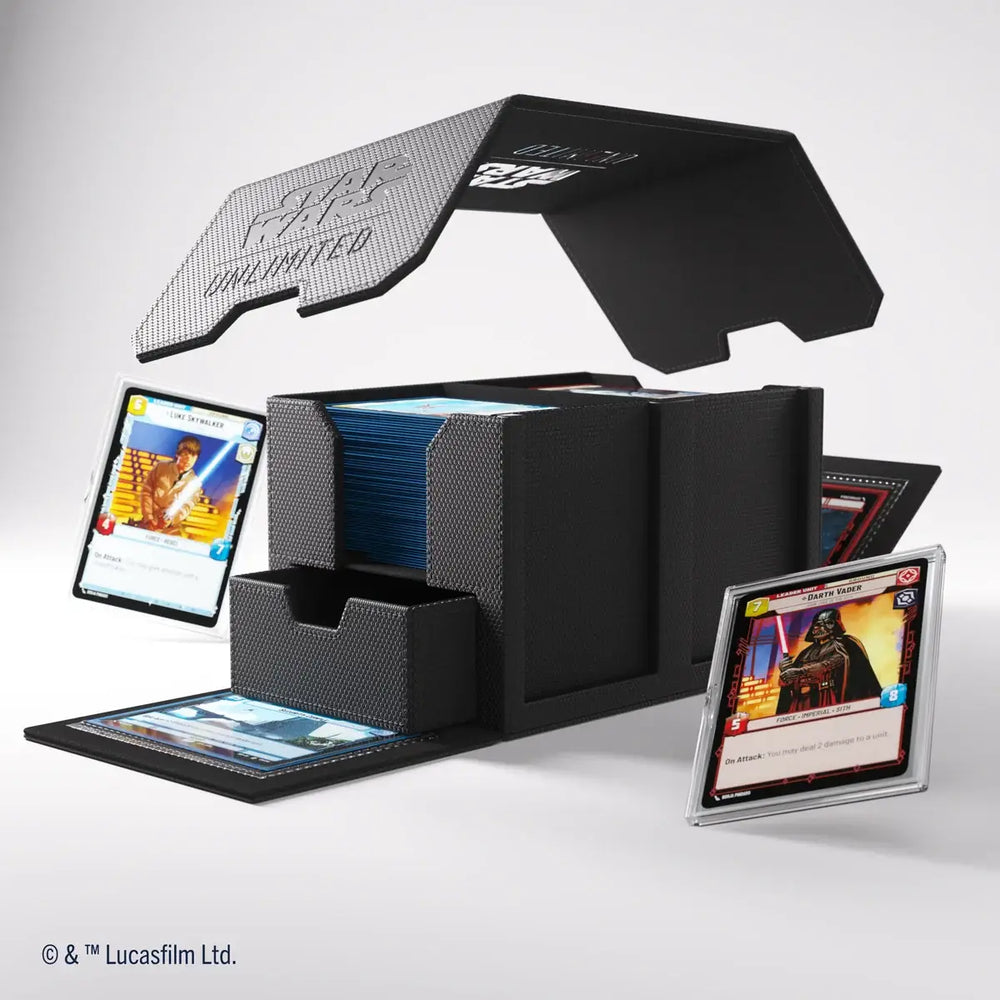 Double Deck Pod: Star Wars Unlimited - Black - Gamegenic - Accessories