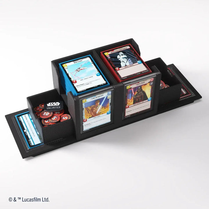 Double Deck Pod: Star Wars Unlimited - Black - Gamegenic - Accessories