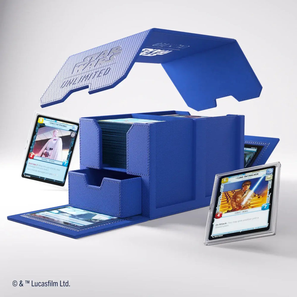 Double Deck Pod: Star Wars Unlimited - Blue - Gamegenic - Accessories