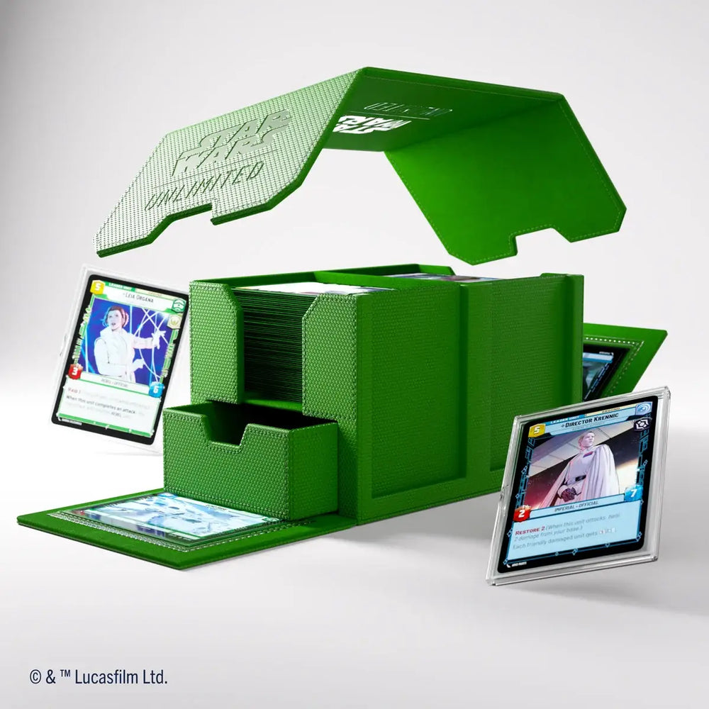 Double Deck Pod: Star Wars Unlimited - Green - Gamegenic - Accessories