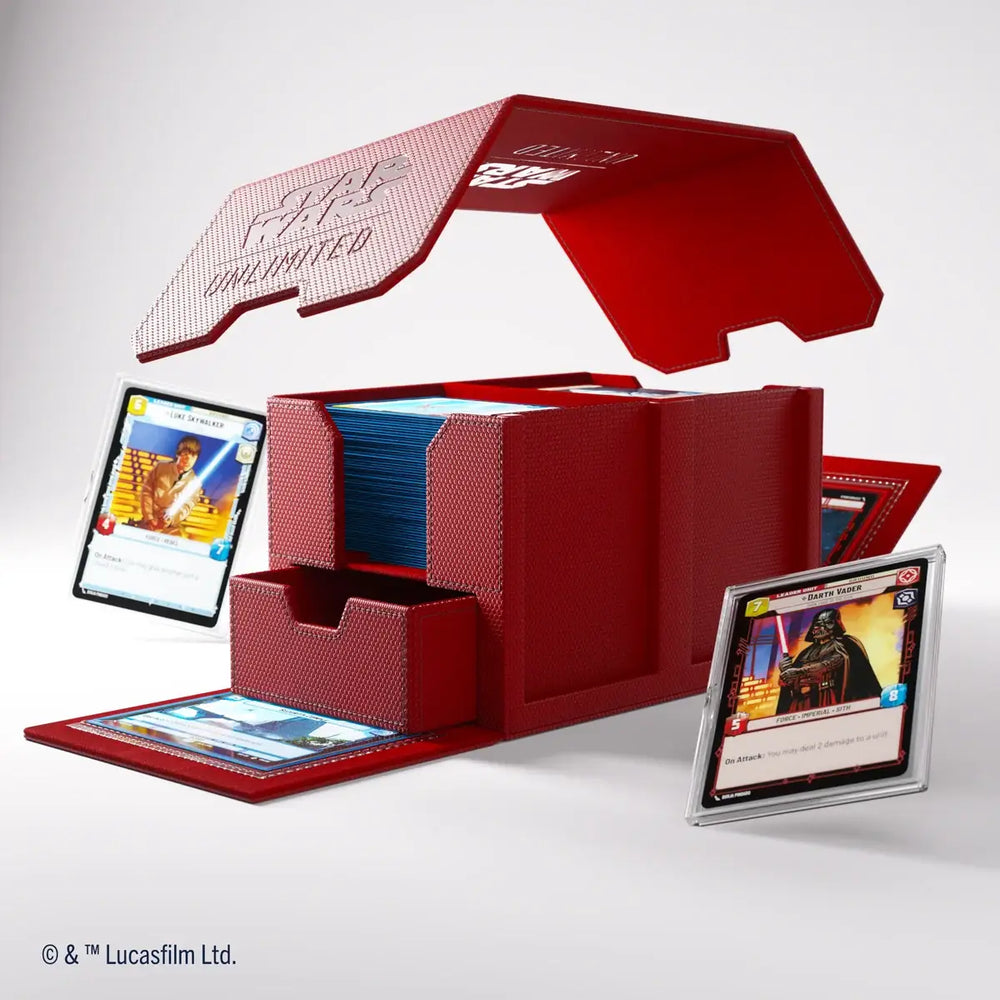 Double Deck Pod: Star Wars Unlimited - Red - Gamegenic - Accessories