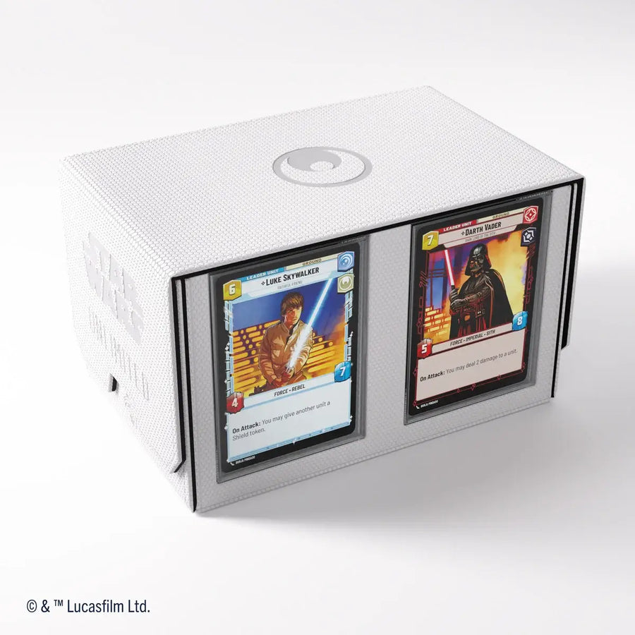 Double Deck Pod: Star Wars Unlimited - White/Black - Gamegenic - Accessories