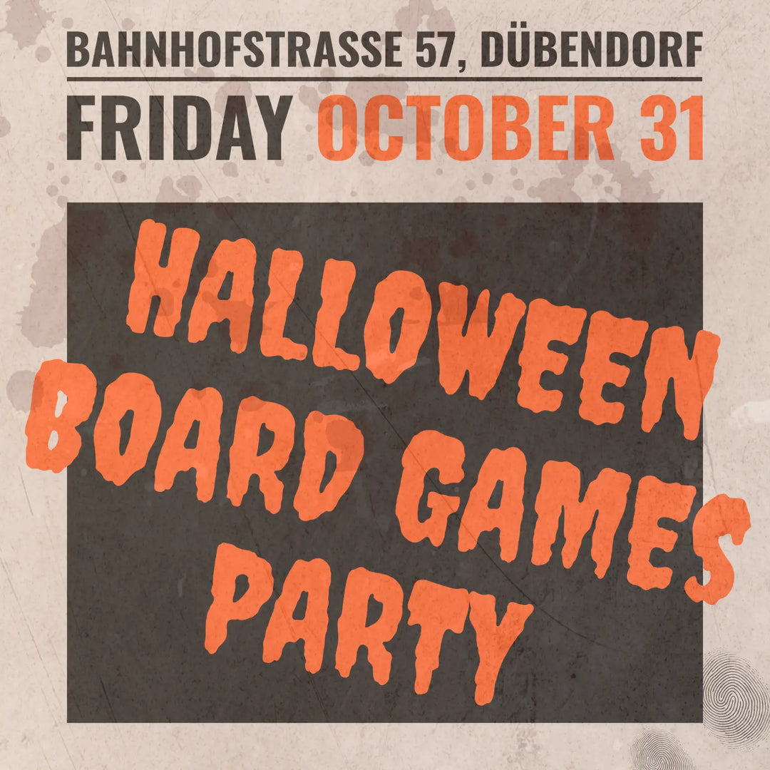 Halloween Game Night 2025 - WellPlayed.ch - Ticket