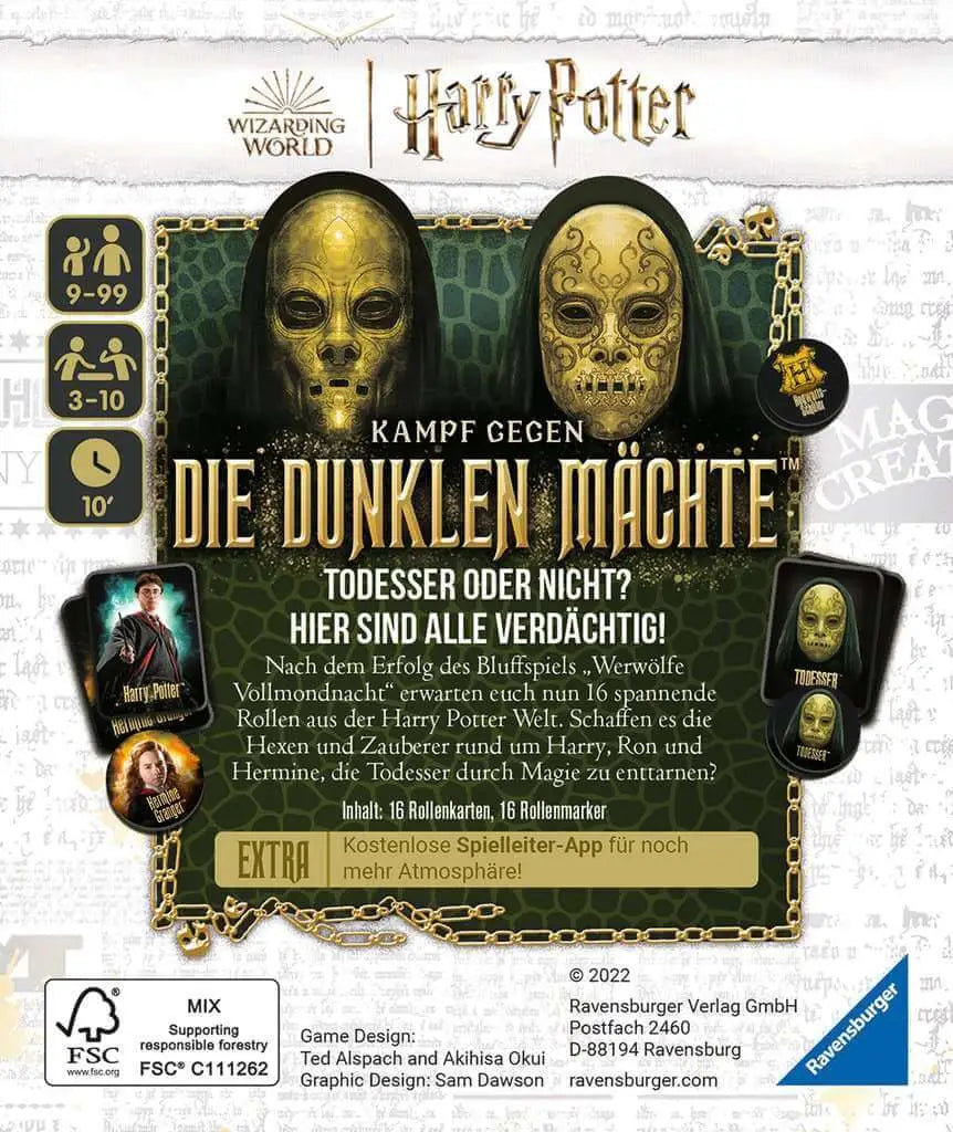 Harry Potter: Kampf gegen die dunklen Mächte (DE) - Ravensburger - Board Games