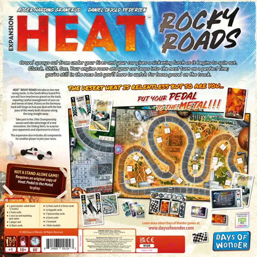 Heat: Rocky Roads (EN) - Days of Wonder - Board Games