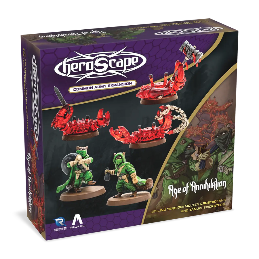 HeroScape: Army Expansion - Molten Crustaceans & Tanuki Tricksters (EN) - Renegade Game Studios - Miniature Games