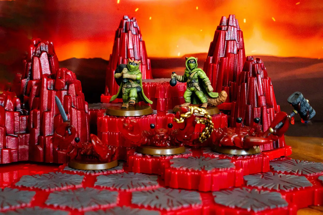 HeroScape: Army Expansion - Molten Crustaceans & Tanuki Tricksters (EN) - Renegade Game Studios - Miniature Games