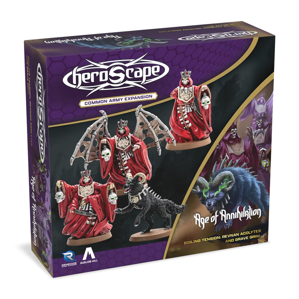 HeroScape: Army Expansion - Revnan Acolytes & Grave Grim (EN) - Renegade Game Studios - Miniature Games