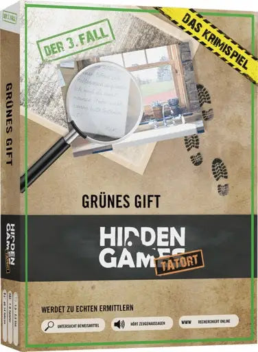 Hidden Games: Grünes Gift (DE) - Hidden Industries GmbH - Board Games