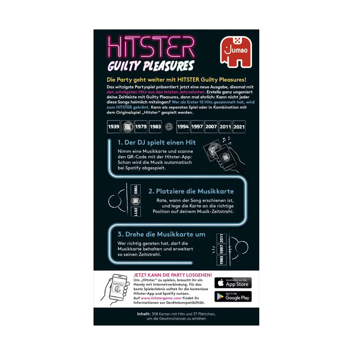 Hitster: Guilty Pleasures (DE) - Jumbo Spiele Gmbh - Board Games