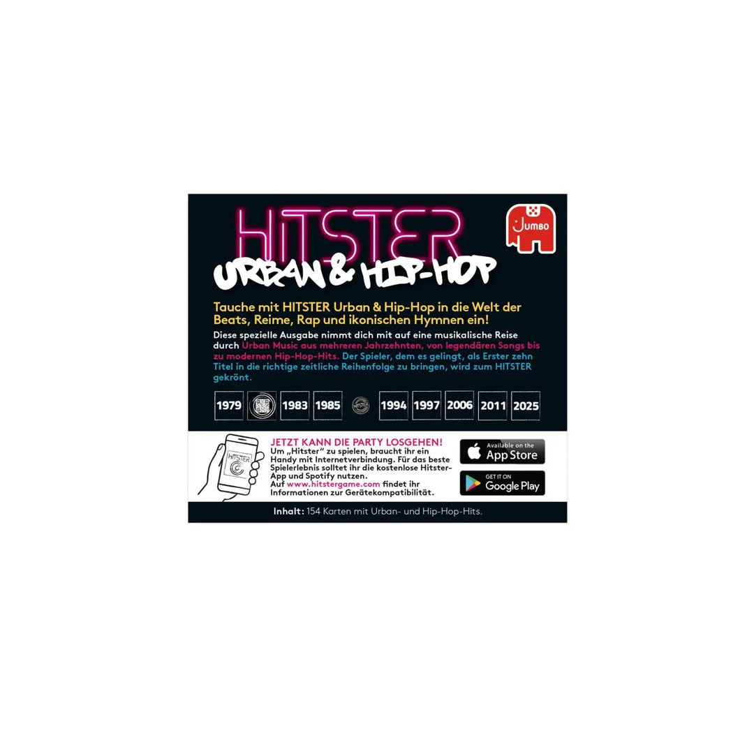 Hitster – Urban & Hip-Hop - Jumbo - Board Games