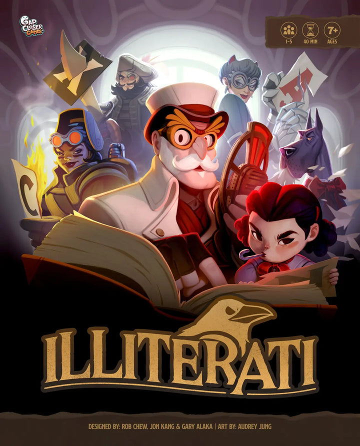 Illiterati: Deluxe Edition (EN) - Gap Closer Games - Board Games