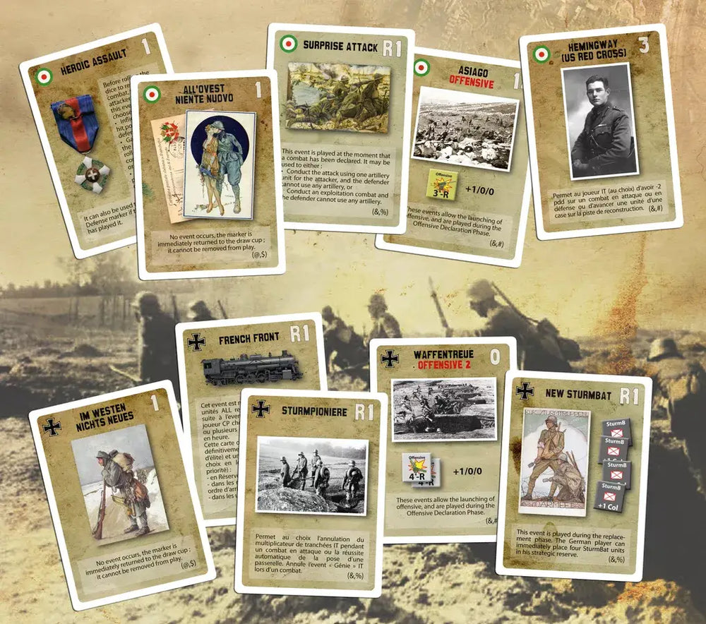 Italia 1917-1918: A Farewell to Arms - Nuts! Publishing - Board Games