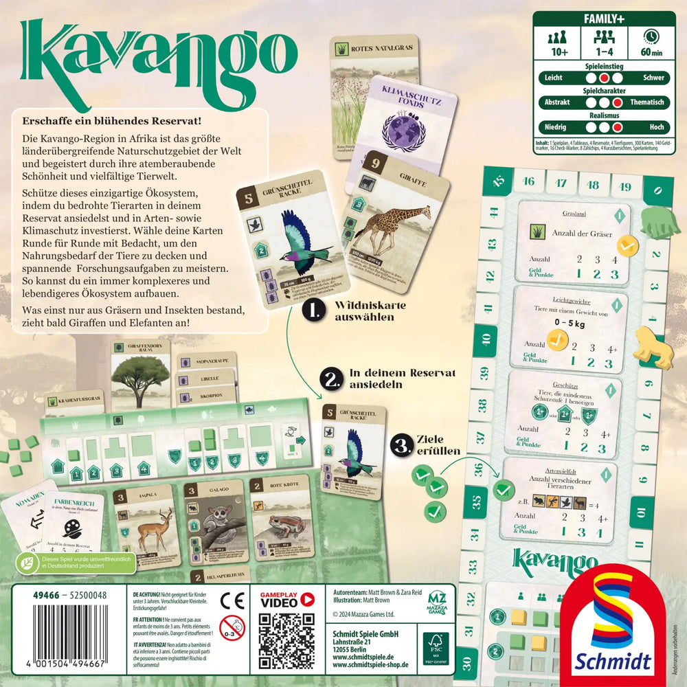 Kavango (DE) - Schmidt Spiele - Board Games