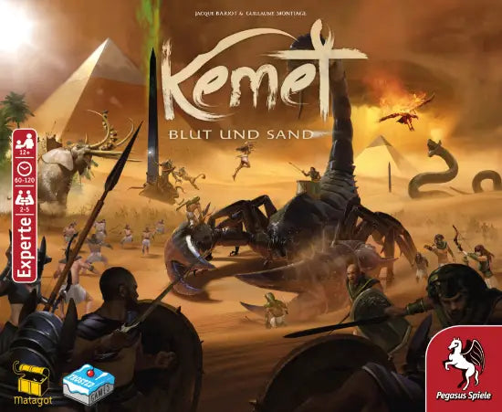 Kemet: Blut und Sand (DE) - Pegasus Spiele - Board Games