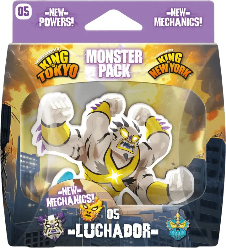 King of Tokyo: Monsterpack Luchador (EN) - IELLO - Board Games