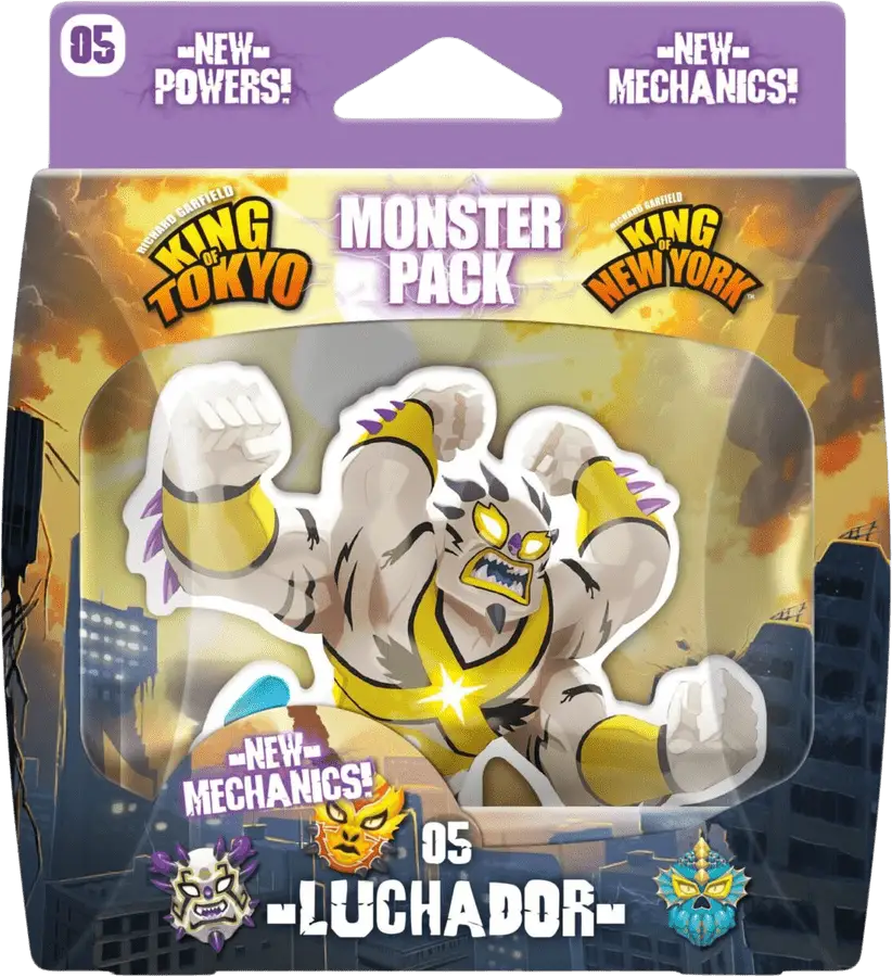 King of Tokyo: Monsterpack Luchador (EN) - IELLO - Board Games