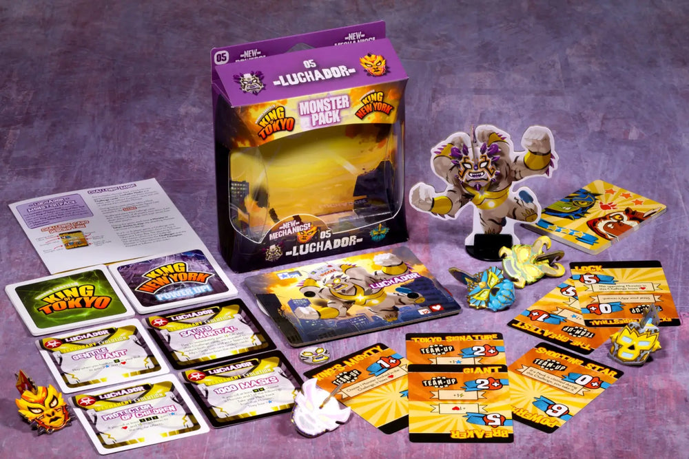 King of Tokyo: Monsterpack Luchador (EN) - IELLO - Board Games