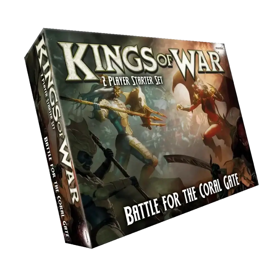 Kings of War: 2 Player - Starter Set - Battle for the Coral Gate (EN) - Mantic Games - Board Games
