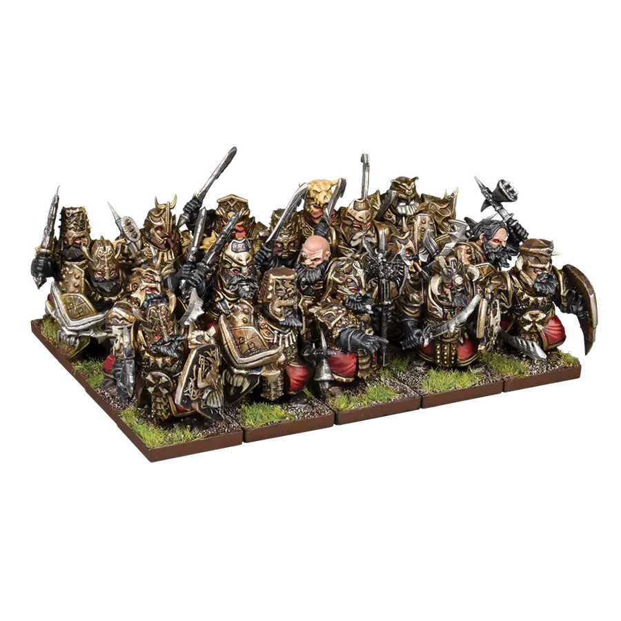 Kings of War: Abyssal Dwarf - Blacksoul Regiment - Mantic Games - Miniature Games
