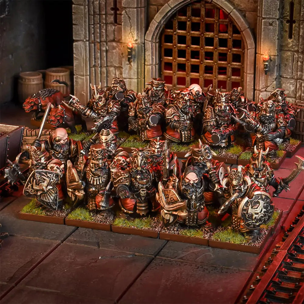 Kings of War: Abyssal Dwarf - Blacksoul Regiment - Mantic Games - Miniature Games