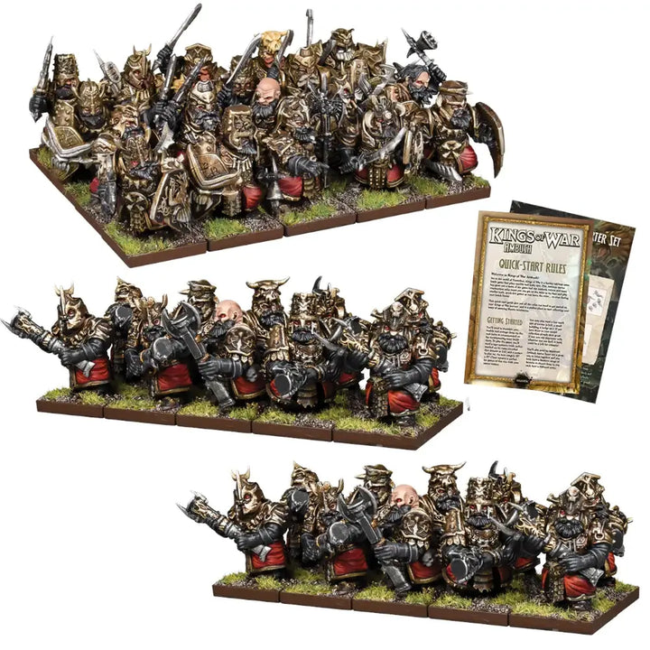 Kings of War: Abyssal Dwarves - Ambush - Starter Set (EN) - Mantic Games - Miniature Games