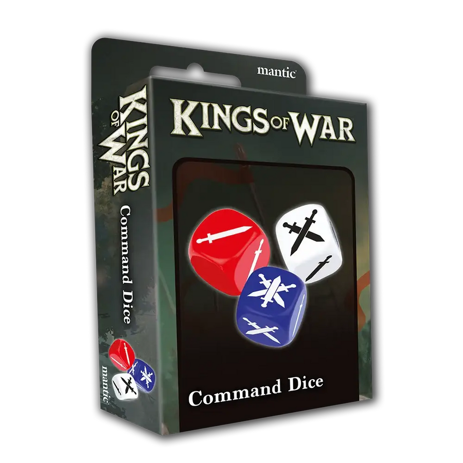 Kings of War: Command Dice Set - Mantic Games - Accessories